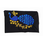 Men’s Morni Embroidery Chadra Black (2.5 mtrs)