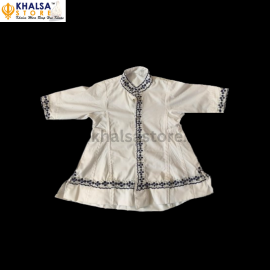 Kids Embroidery chola (white)