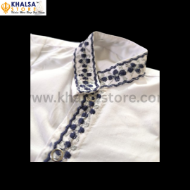Kids Embroidery chola (white)