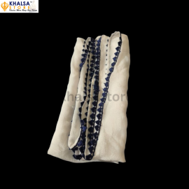 Kids Embroidery chola set for girls with dupatta & pajami, gatra & Khajana (white)