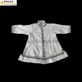 Kids Embroidery  chola set for girls with dupatta and pajami (sky Blue)