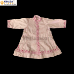 Kids Embroidery chola (Baby pink)