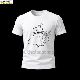 T-shirt Punjab Map Wheat 
