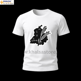 T-shirt Punjab Map Gurmukhi 