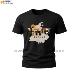 T-shirt Punjab Map 