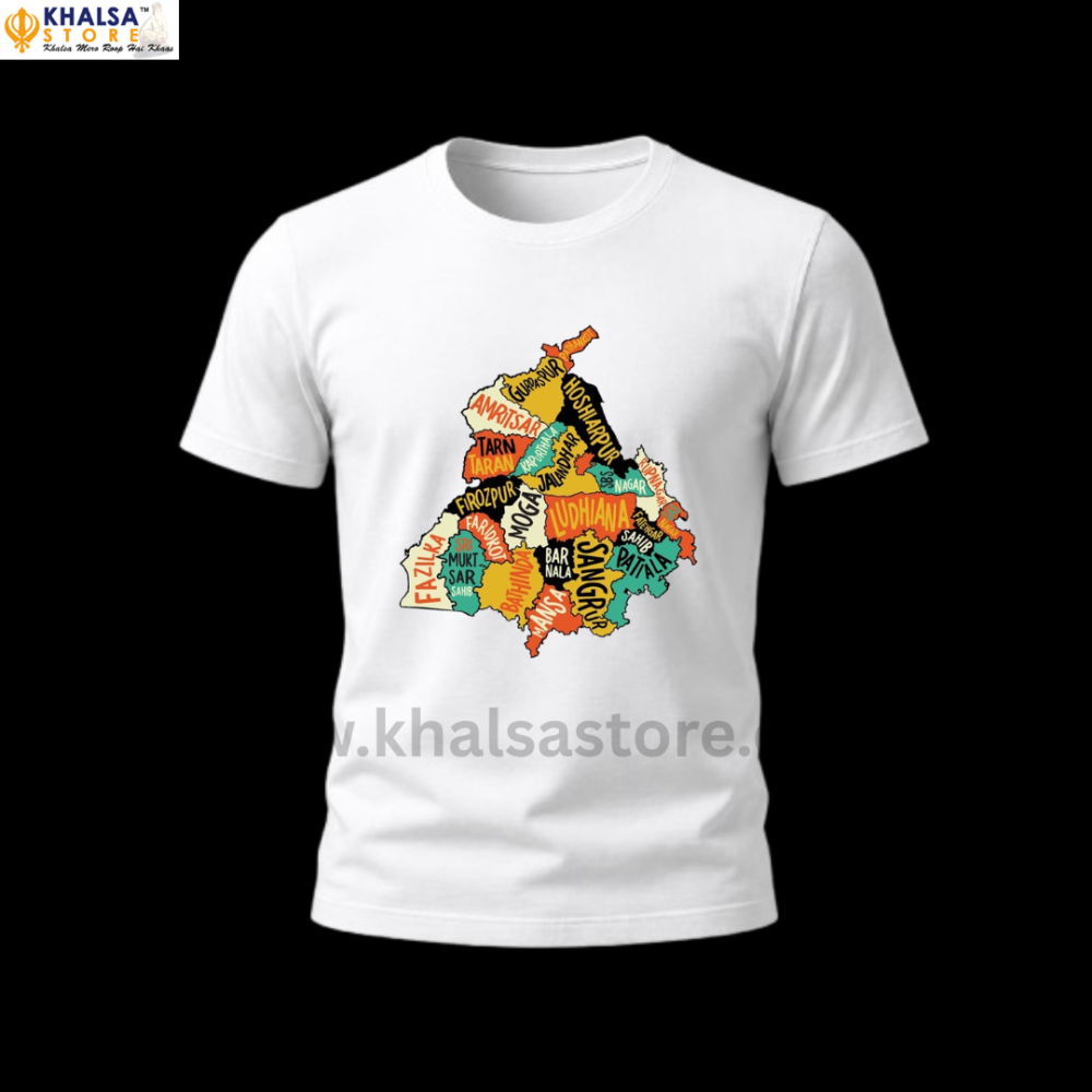 T-shirt Punjab Cities 