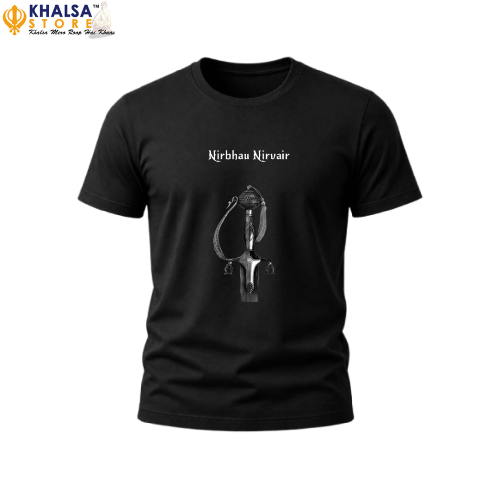 T-shirt Nirbhau Nirvair  