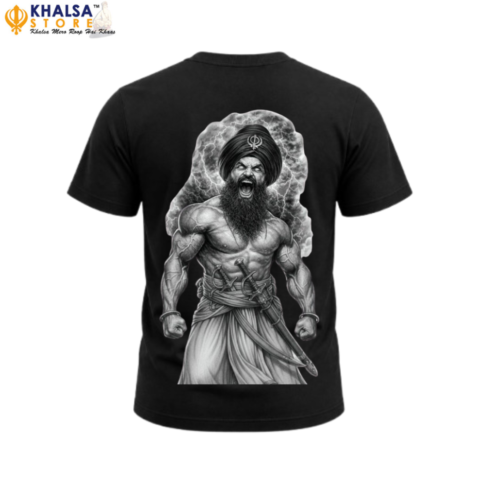 T-shirt Nihang Singh warrior (Back side)