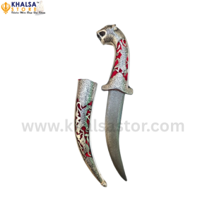 12" Designer kirpan (Silver work )