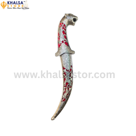 12" Designer kirpan (Silver work )
