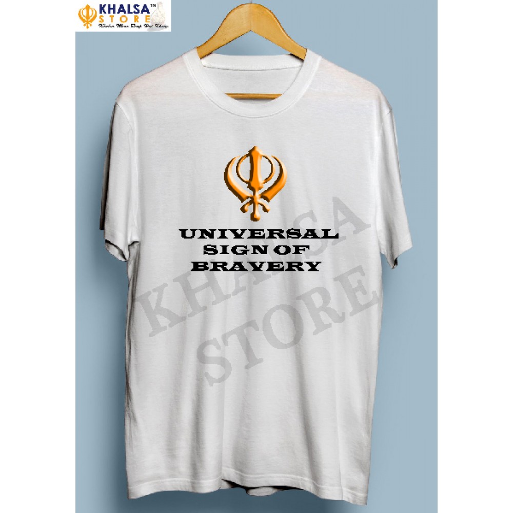 Punjabi T-Shirt -Sign Of Bravery