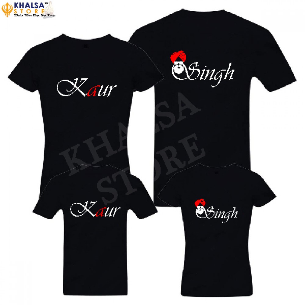 singh kaur couple t shirt