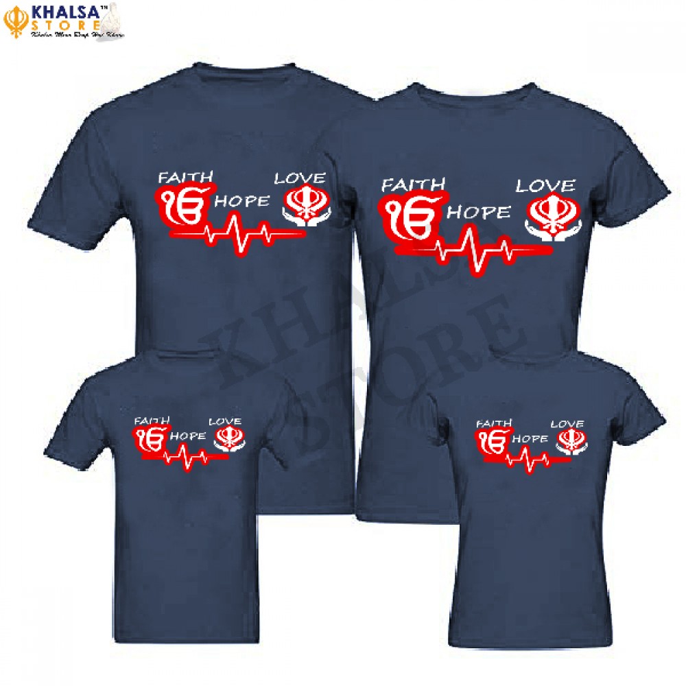 Punjabi Family T-Shirt -Faith