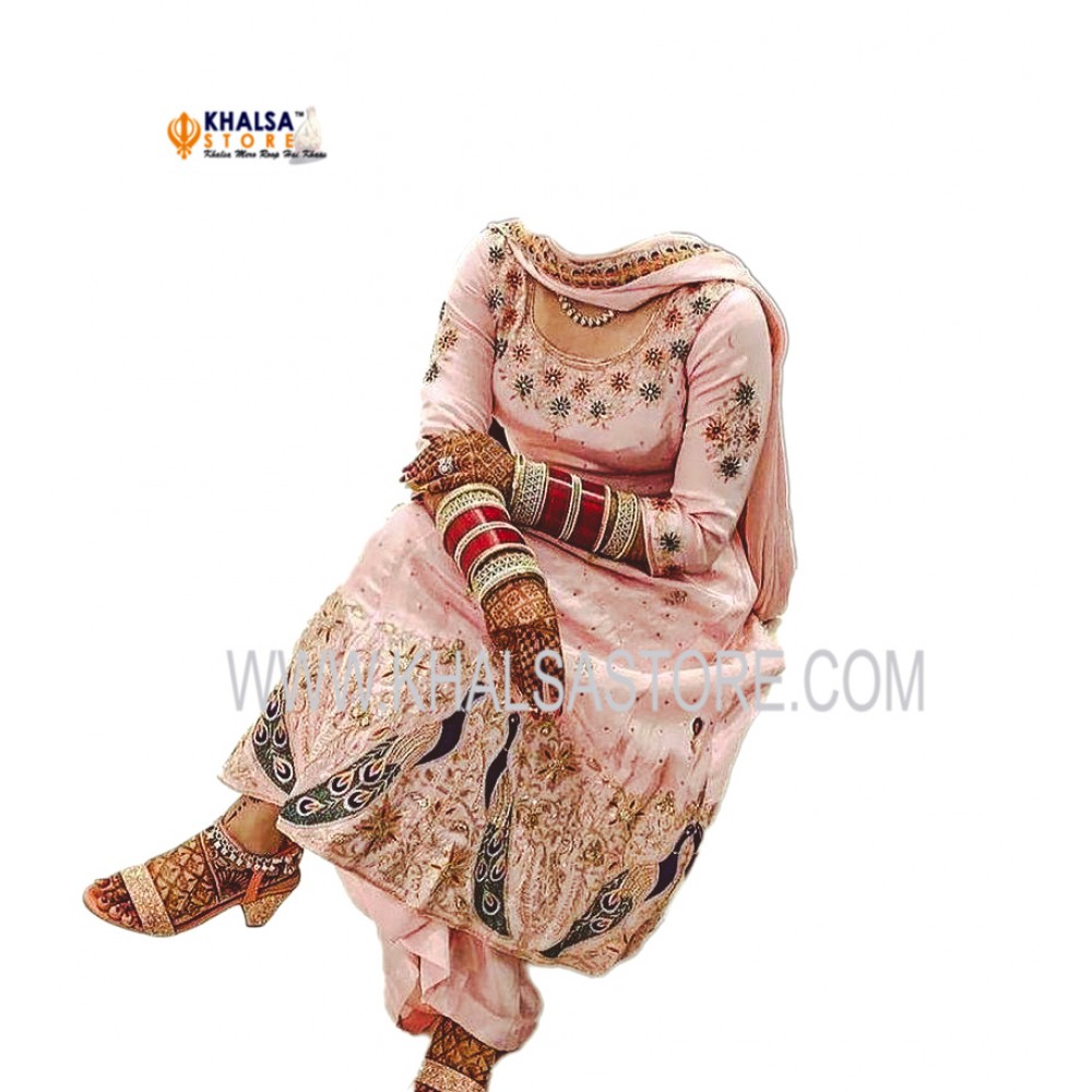Buy best Punjabi hand painted Designer ladies suits online 