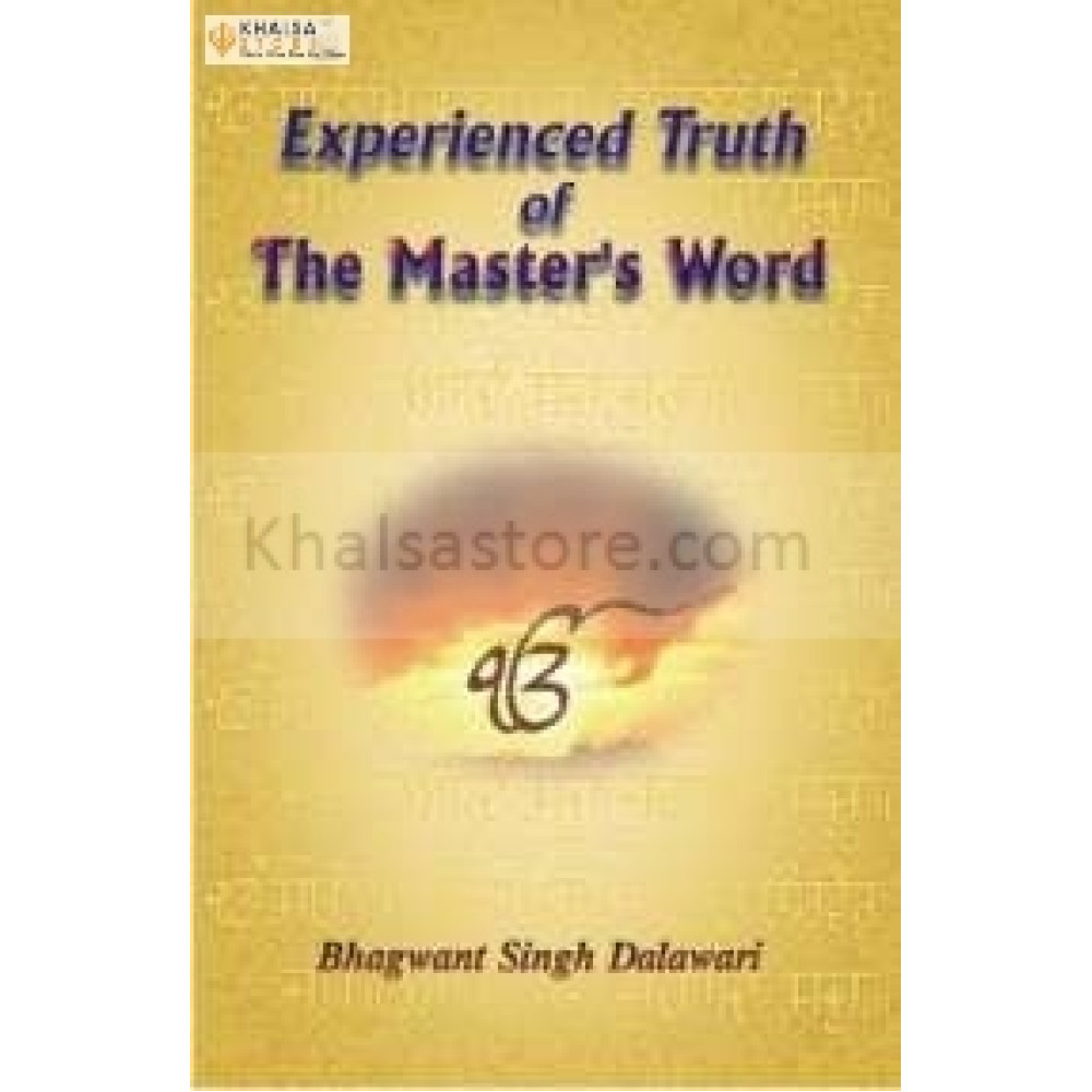 Experienced truth of the masters