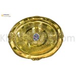 Plate brass  25 cm